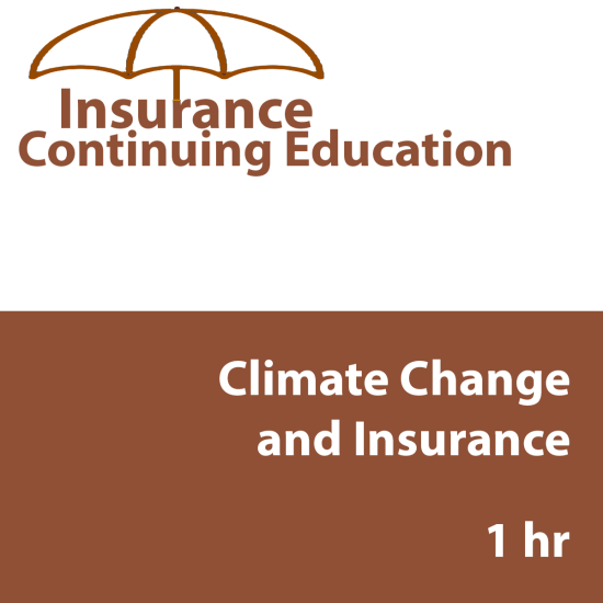 Climate Change and Insurance 